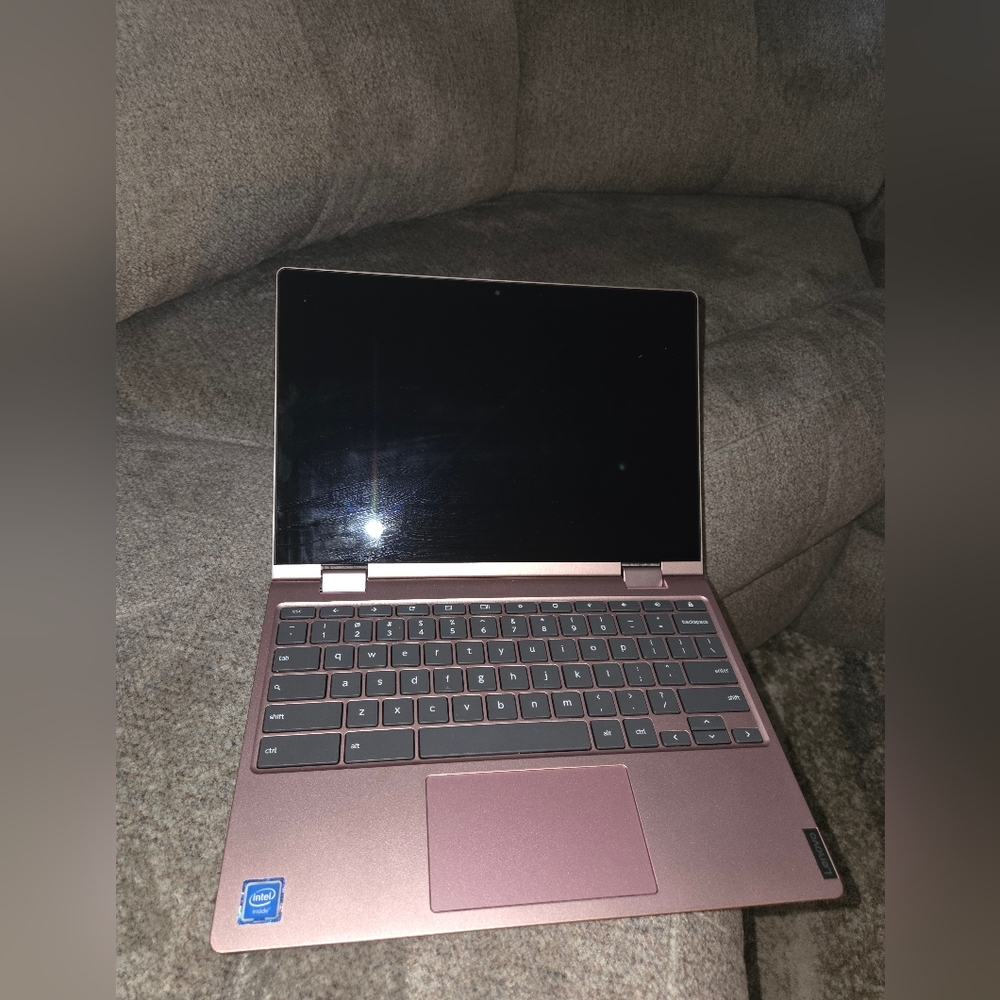 Lenovo Rose Gold Chrome Book